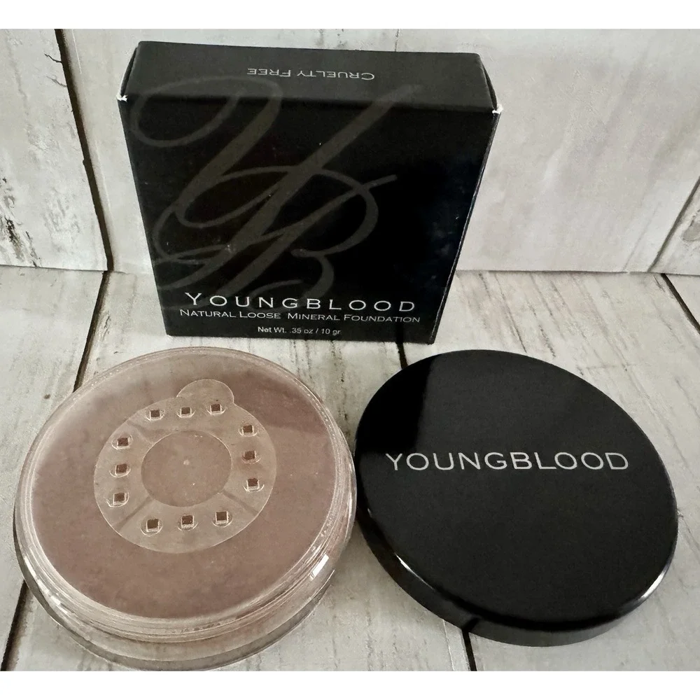Youngblood HAZELNUT Natural Loose Mineral Foundation .35 oz / 10 g